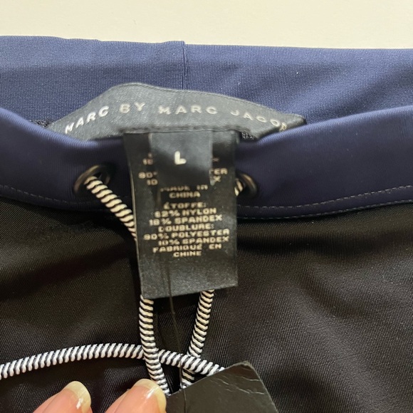 Marc by Marc Jacobs Men's Swim Bottom Trunk Black/Blue L - Picture 15 of 16